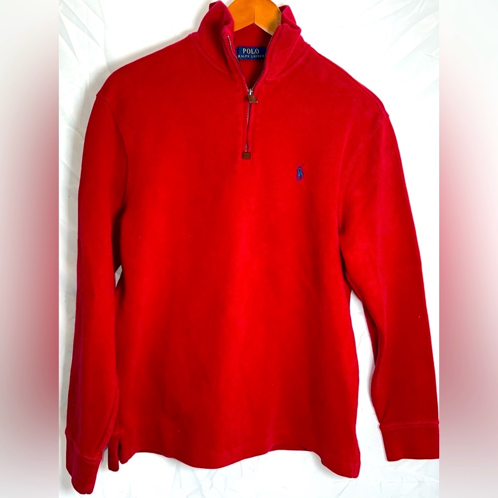 Polo Ralph Lauren Men's Red Sweater - Medium